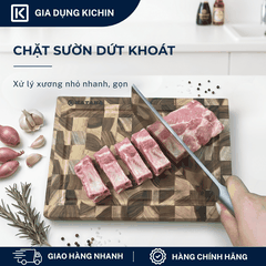 Dao chặt thịt, chặt xương Nhật cao cấp KAI Seki ManJu cán kim loại - 041BE0406 (175mm)