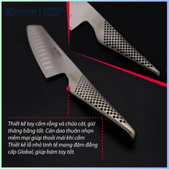 Dao bếp Nhật cao cấp Global GS39 = GS91 Nakiri - Dao thái rau củ chống dính (140mm)