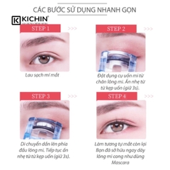 Kẹp uốn mi cao cấp Nhật KAI KQ3011 (màu hồng)