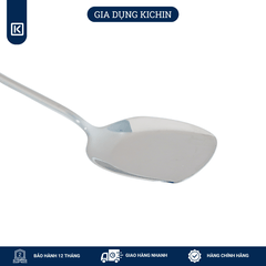 Xẻng lật thức ăn không lỗ cao cấp inox 304 thương hiệu Kichin KX-02
