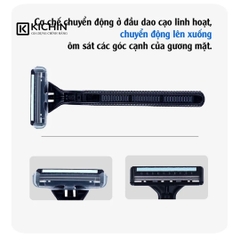 Dao cạo râu cao cấp Nhật Besty Ex 2 Blade/3+1