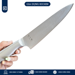 Bộ 3 Dao Bếp Cao Cấp KAI Seki Manju Cán Kim Loại - Dao Chặt, Dao Thái, Dao Gọt Hoa Quả