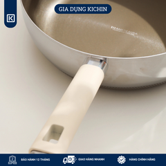 Chảo rán siêu chống dính Titanium Aura Haatz đáy 7 lớp , thành đứng, sâu lòng