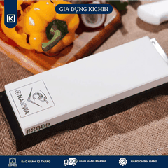 Đá mài dao tinh Naniwa độ mịn #8000 (có đế) (185x65x15) NKP8000C