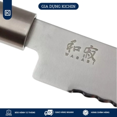 Dao Bếp cắt bánh mỳ Nhật Bản cao cấp KAI Wasabi Black Bread - 6723B (230mm)