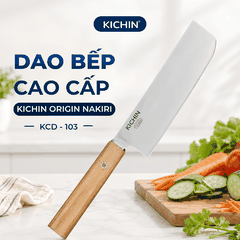 Dao bếp cao cấp thương hiệu KICHIN Origin Nakiri- Dao thái rau củ KCD-103