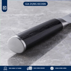 Dao bếp Nhật cao cấp Shun Classic Santoku - Dao thái đa năng thép Damascuss 69 lớp DM0702 (180mm)