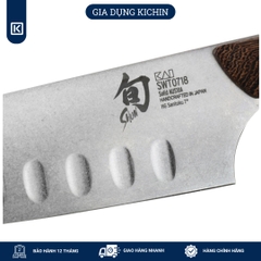 Dao bếp Nhật cao cấp KAI Shun Kanso Santoku Hollow SWT0718 (180mm)