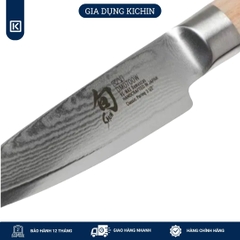 Dao gọt hoa quả cao cấp KAI Nhật Bản - Shun Classic White Paring thép VG-Max Damascus 69 lớp DM0700W (89mm)