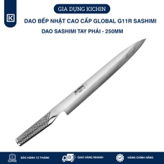 Dao bếp Nhật cao cấp Global G11R Sashimi - Dao Sashimi tay phải (250mm)