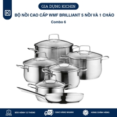 Bộ Nồi Cao Cấp WMF Brilliant 5 Nồi Và 1 Chảo