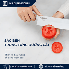 Dao bếp cao cấp thương hiệu KICHIN Origin Nakiri- Dao thái rau củ KCD-103