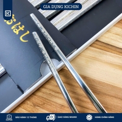 Đũa Cao Cấp Inox Hoa Anh Đào trắng Shikisai Nhật Bản