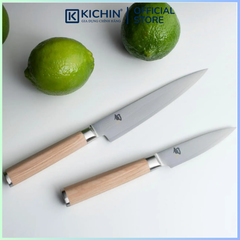 Dao gọt hoa quả cao cấp KAI Nhật Bản - Shun Classic White Paring thép VG-Max Damascus 69 lớp DM0700W (89mm)