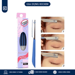 Dao cạo lông mày cao cấp Nhật Disposable BTMG-5F bộ 5 chiếc (màu xanh)