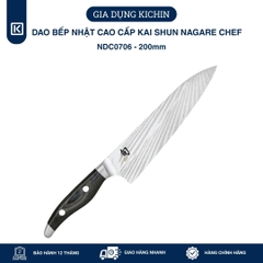Dao bếp Nhật cao cấp KAI Shun Nagare Chef - Dao thái thịt cá NDC0706 (200mm)