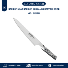 Dao bếp Nhật cao cấp Global G3 Carving Knife - Dao thái lát (210mm)