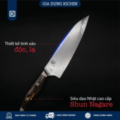 Dao bếp Nhật cao cấp KAI Shun Nagare Chef - Dao thái thịt cá NDC0706 (200mm)