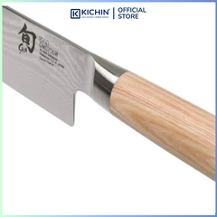 Dao thái thịt cá cao cấp KAI Nhật Bản - Shun Classic White Chef thép VG-Max Damascus 69 lớp DM0706W (200mm)