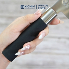 Dao thái rau củ Nhật Bản cao cấp KAI Wasabi Black Nakiri - 6716N (165mm)