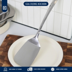 Xẻng inox cao cấp không lỗ Kai Nhật Bản 33 cm