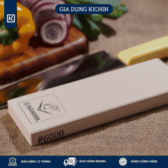 Đá mài dao tinh Naniwa Nhật độ mịn #6000 (có đế) (185x65x15) NKP-6000C