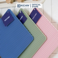 Miếng Lót Silicone chịu nhiệt cao cấp Thương Hiệu KICHIN - Bảo vệ, chống trầy bề mặt bếp từ, lót nồi