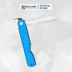 Dao Gấp Higonokami Aogami Steel Clad Mizushibuki Blue