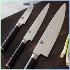 Bộ 3 dao bếp Nhật cao cấp KAI Shun Classic Chef, Ultility và Paring Bộ dao thái, đa năng, gọt hoa quả DMS-300