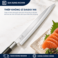 Dao thái Sashimi Nhật Bản cao cấp KAI Wasabi Black Yanagiba - 6721Y (210mm)