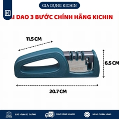 Combo dao Kataba Basic Nakiri + Petty + Dụng cụ mài dao 3 bước KICHIN