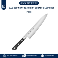 Dao bếp Nhật cao cấp Tojiro DP Cobalt 3 lớp Chef F808 (210mm)