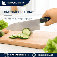 Dao bếp cao cấp KATANA Basic Santoku - Dao thái đa năng KATA401 (165mm)