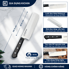 Dao bếp cao cấp KATANA Basic Nakiri - Dao thái rau củ KATA403 (165mm)