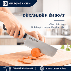 Dao bếp cao cấp KATANA Basic Nakiri - Dao thái rau củ KATA403 (165mm)