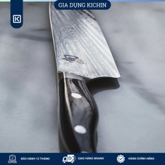 Dao bếp Nhật cao cấp KAI Shun Nagare Santoku - Dao thái 3 trong 1 NDC0702 (180mm)