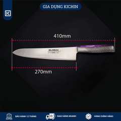 Dao bếp Nhật cao cấp Global GF34 Chef - Dao thái thịt cá (270mm)