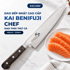 Dao bếp Nhật cao cấp KAI Benifuji Chef - Dao thái thịt cá AB5441 (210mm)