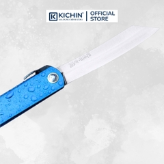 Dao Gấp Higonokami Aogami Steel Clad Mizushibuki Blue