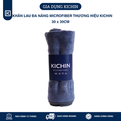 Khăn lau bếp đa năng siêu thấm hút  thương hiệu Kichin KL01 - Lau bếp, dao, kính tiện lợi