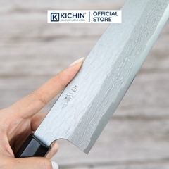 [LIMITED]Dao Đa Năng Gyuto Nigara 210mm Thép VG XEOS Cán Gỗ Mun