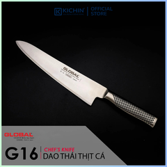 Dao bếp Nhật cao cấp Global G16 Chef - Dao thái thịt cá (240mm)