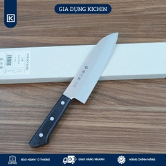 Dao bếp Nhật cao cấp TOJIRO BASIC Santoku thép VG10 - Dao thái đa năng 170mm F-316