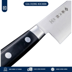 Dao bếp Nhật cao cấp Tojiro Santoku thép VG10 - Dao thái đa năng 210mm F500