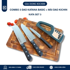 COMBO 3 dao KATANA Basic + Mài dao KICHIN