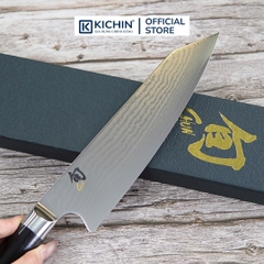 Dao thái thịt cá cao cấp KAI Nhật Bản - Shun Classic Kiritsuke thép VG-Max Damascus 69 lớp DM0771 (200mm)