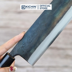 Dao Nhật Cao Cấp Motokane Nakiri 165mm Thép Super Aogami