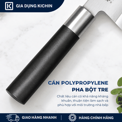 Dao Bếp lọc thịt cá Nhật Bản cao cấp KAI Wasabi Black Deba - 6715D (150mm)
