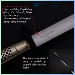 Dụng cụ liếc dao Global G38 Diamond Sharpening Steel (260mm)