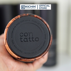 Bình giữ nhiệt inox 304 cao cấp Contatto 500ml giữ nóng giữ lạnh có ống hút
